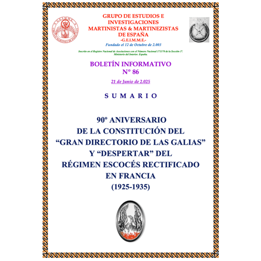 Boletín GEIMME nº 81